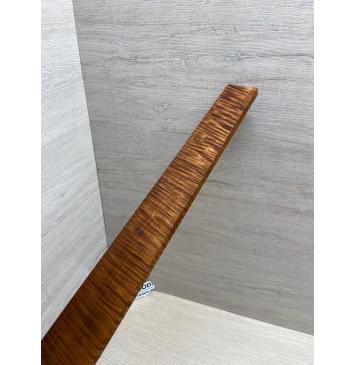 Клён Волнистый Печёный 180 гр заготовка накладки для электрогитары Радиал АА Волна ААА 8.6х50-40х410 мм-5