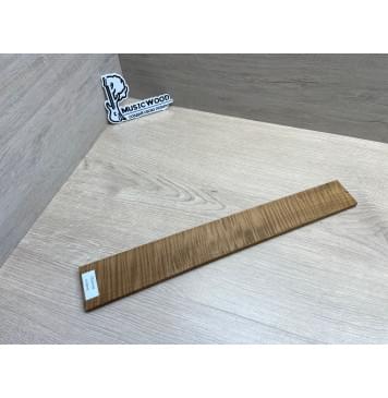 Клён Волнистый Печёный 180 гр заготовка накладки для электрогитары Радиал АА Волна ААА 9х60-50х415 мм-5