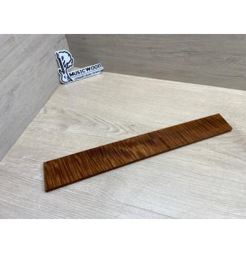 Клён Волнистый Печёный 180 гр заготовка накладки для электрогитары Радиал АА Волна ААА 9х60-50х415 мм-8