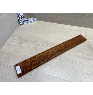 Клён Волнистый Печёный 180 гр заготовка накладки для электрогитары Радиал АА Волна ААА 9х60-50х415 мм-10