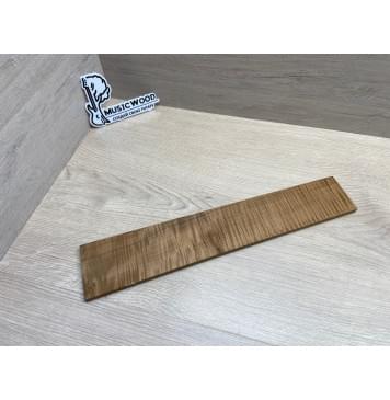 Клён Волнистый Печёный 180 гр заготовка накладки для электрогитары Радиал А Волна ААА 8х75-63х388 мм-2