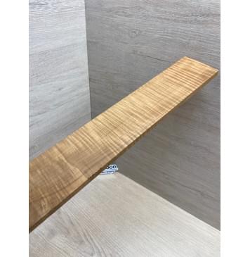 Клён Волнистый Печёный 180 гр заготовка накладки для электрогитары Радиал А Волна ААА 8х75-63х388 мм-7