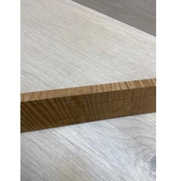 Клён Волнистый Печёный 180 гр заготовка накладки для электрогитары Радиал А Волна ААА 9.5х70-60х560 мм-4