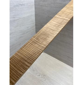 Клён Волнистый Печёный 180 гр заготовка накладки для электрогитары Радиал А Волна ААА 9.5х70-60х560 мм-6