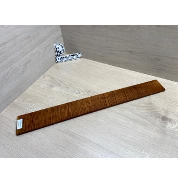 Клён Волнистый Печёный 180 гр заготовка накладки для электрогитары Радиал А Волна ААА 9.5х70-60х560 мм-18