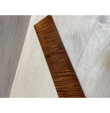 Клён Волнистый Печёный 180 гр заготовка накладки для электрогитары Радиал А Волна ААА 9.5х70-60х560 мм-16
