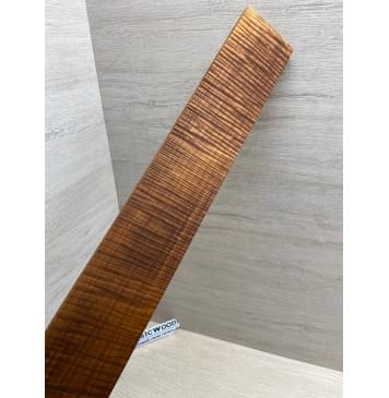 Клён Волнистый Печёный 180 гр заготовка накладки для электрогитары Радиал А Волна ААА 9.5х70-60х560 мм-0