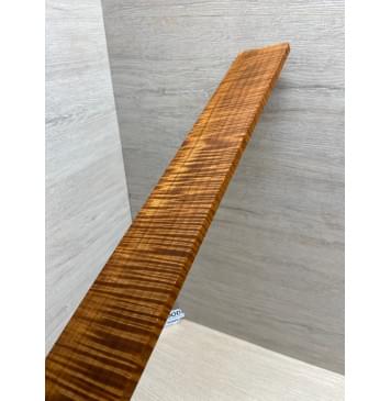 Клён Волнистый Печёный 180 гр заготовка накладки для электрогитары Радиал АА Волна ААА 8.5х72-60х545 мм-7