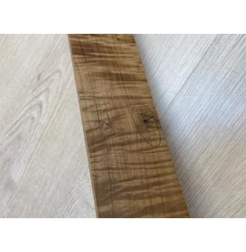 Клён Волнистый Печёный 180 гр заготовка накладки для электрогитары Смешанный А Волна АА 10.3х70-47х600 мм-7