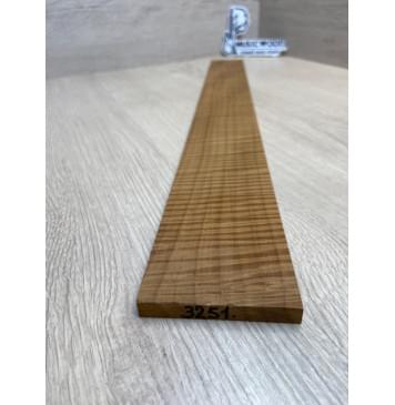 Клён Волнистый Печёный 180 гр заготовка накладки для электрогитары Радиал АА Волна ААА 9х70-60х567 мм (Уценка-трещина)-3