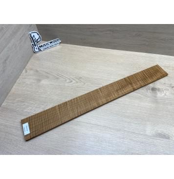 Клён Волнистый Печёный 180 гр заготовка накладки для электрогитары Радиал АА Волна ААА 9х70-60х567 мм (Уценка-трещина)-7