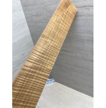 Клён Волнистый Печёный 180 гр заготовка накладки для электрогитары Радиал АА Волна ААА 9х70-60х567 мм (Уценка-трещина)-6