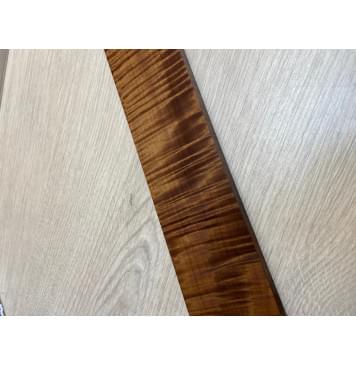 Клён Волнистый Печёный 180 гр заготовка накладки для электрогитары Радиал АА Волна ААА 9.5х68-58х335 мм-8