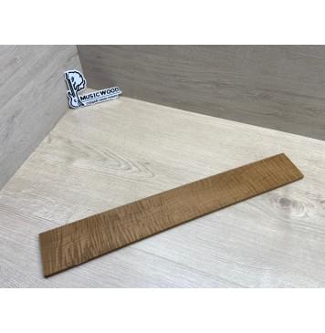 Клён Волнистый Печёный 180 гр заготовка накладки для электрогитары Смешанный ААА Волна ААА 9х74-67х520 мм-2
