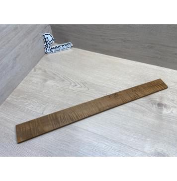 Клён Волнистый Печёный 180 гр заготовка накладки для электрогитары Радиал А Волна ААА 8.6х58-45х558 мм-3