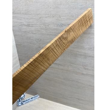 Клён Волнистый Печёный 180 гр заготовка накладки для электрогитары Радиал А Волна ААА 8.6х58-45х558 мм-2