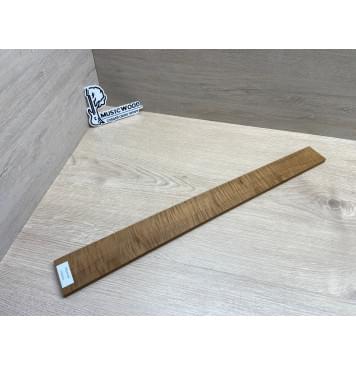 Клён Волнистый Печёный 180 гр заготовка накладки для электрогитары Радиал А Волна ААА 8.6х58-45х558 мм-12