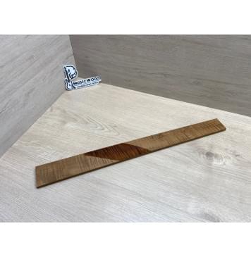 Клён Волнистый Печёный 180 гр заготовка накладки для электрогитары Радиал А Волна ААА 8.6х58-45х558 мм-16