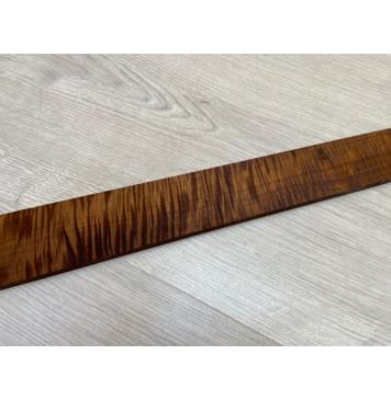 Клён Волнистый Печёный 180 гр заготовка накладки для электрогитары Радиал А Волна ААА 8.6х58-45х558 мм-15