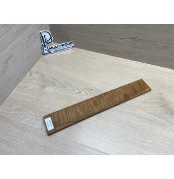 Клён Волнистый Печёный 180 гр заготовка накладки для электрогитары Радиал А Волна ААА 9.2х57-52х358 мм-4