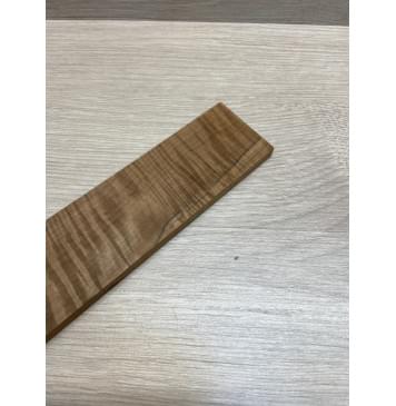 Клён Волнистый Печёный 180 гр заготовка накладки для электрогитары Радиал А Волна ААА 9.2х57-52х358 мм-6