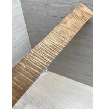 Клён Волнистый Печёный 180 гр заготовка накладки для электрогитары Радиал А Волна ААА 9.2х57-52х358 мм-5