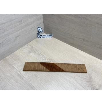 Клён Волнистый Печёный 180 гр заготовка накладки для электрогитары Радиал А Волна ААА 9.2х57-52х358 мм-14