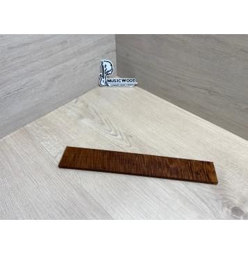 Клён Волнистый Печёный 180 гр заготовка накладки для электрогитары Радиал А Волна ААА 9.2х57-52х358 мм-15