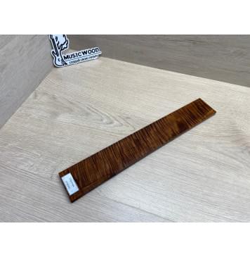 Клён Волнистый Печёный 180 гр заготовка накладки для электрогитары Радиал А Волна ААА 9.2х57-52х358 мм-13