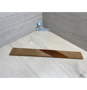 Клён Волнистый Печёный 180 гр заготовка накладки для электрогитары Смешанный ААА Волна ААА 8х66-56х518 мм-14