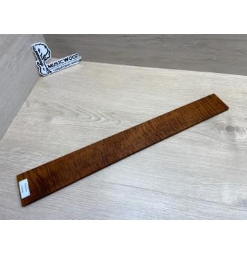 Клён Волнистый Печёный 180 гр заготовка накладки для электрогитары Смешанный ААА Волна ААА 8х66-56х518 мм-11