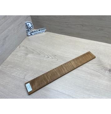 Клён Волнистый Печёный 180 гр заготовка накладки для электрогитары Радиал АА Волна ААА 8.7х55-47х375 мм-4