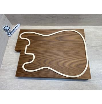 Ясень Печёный 180гр заготовка корпуса Тангент АА 43х175х480-445 мм, 2шт, 632 кг/м3-9