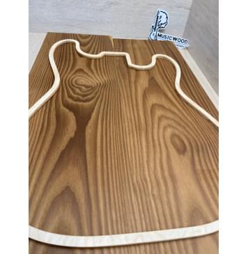 Ясень Печёный 180гр заготовка корпуса Тангент ААА 44х176х535-590 мм, 2шт, 662 кг/м3-3