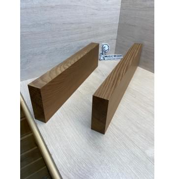 Ясень Печёный 180гр заготовка корпуса гитары со сквозным грифом Радиал АА 40.5х120х475-425 мм, 2 шт, 647 кг/м3-3