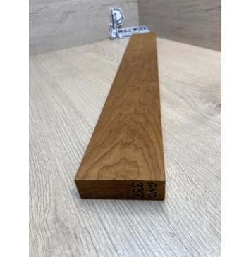 Клён Печёный 180гр заготовка грифа для Безголовой гитары Тангент АА 25.5х75х580 мм-2