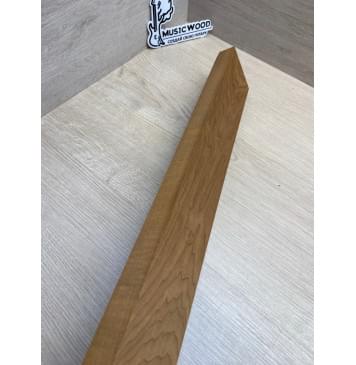 Клён Печёный 180гр заготовка грифа для Безголовой гитары Тангент АА 25.5х75х580 мм-9