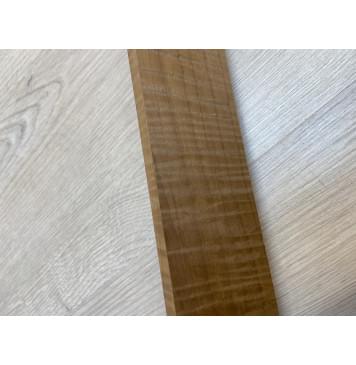 Клён Волнистый Печёный 180 гр заготовка накладки для электрогитары Смешанный А Волна ААА 9.5х64-50х545 мм-4
