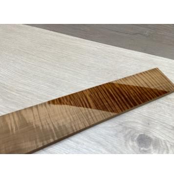 Клён Волнистый Печёный 180 гр заготовка накладки для электрогитары Смешанный АА Волна ААА 11х80-57х605 мм-4