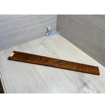 Клён Волнистый Печёный 180 гр заготовка накладки для электрогитары Смешанный АА Волна ААА 11х80-57х605 мм-16
