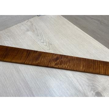 Клён Волнистый Печёный 180 гр заготовка накладки для электрогитары Смешанный АА Волна ААА 11х80-57х605 мм-13