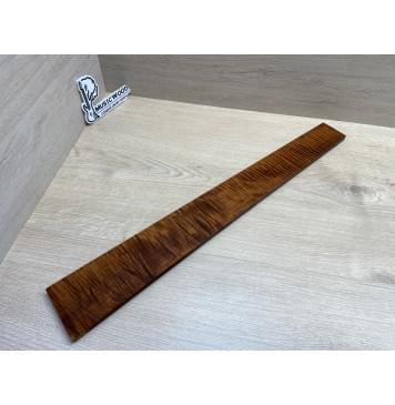 Клён Волнистый Печёный 180 гр заготовка накладки для электрогитары Смешанный АА Волна ААА 11х80-57х605 мм-15