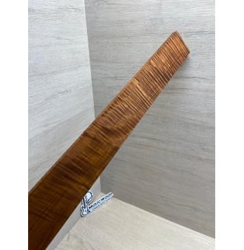 Клён Волнистый Печёный 180 гр заготовка накладки для электрогитары Смешанный АА Волна ААА 11х80-57х605 мм-8