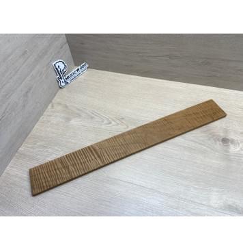 Клён Волнистый Печёный 180 гр заготовка накладки для электрогитары Смешанный ААА Волна ААА 10х67х555 мм-6