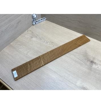 Клён Волнистый Печёный 180 гр заготовка накладки для электрогитары Смешанный ААА Волна ААА 10х67х555 мм-8