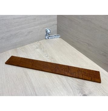 Клён Волнистый Печёный 180 гр заготовка накладки для электрогитары Смешанный ААА Волна ААА 10х67х555 мм-7