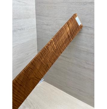 Клён Волнистый Печёный 180 гр заготовка накладки для электрогитары Смешанный ААА Волна ААА 10х67х555 мм-12