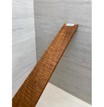 Клён Волнистый Печёный 180 гр заготовка накладки для электрогитары Смешанный ААА Волна ААА 10х67х555 мм-14