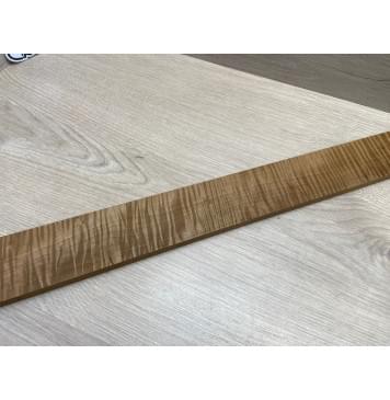 Клён Волнистый Печёный 180 гр заготовка накладки для электрогитары Смешанный ААА Волна ААА 10х65-53х610 мм-4