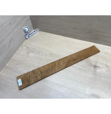 Клён Волнистый Печёный 180 гр заготовка накладки для электрогитары Смешанный АА Волна ААА 9х77-60х555 мм-10